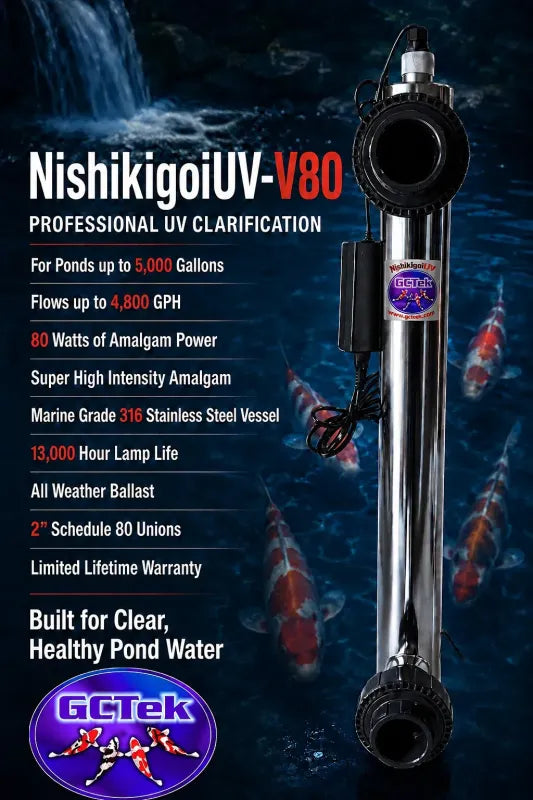 GC Tek NishikigoiUV Vertical Amalgam UV — 316 Stainless