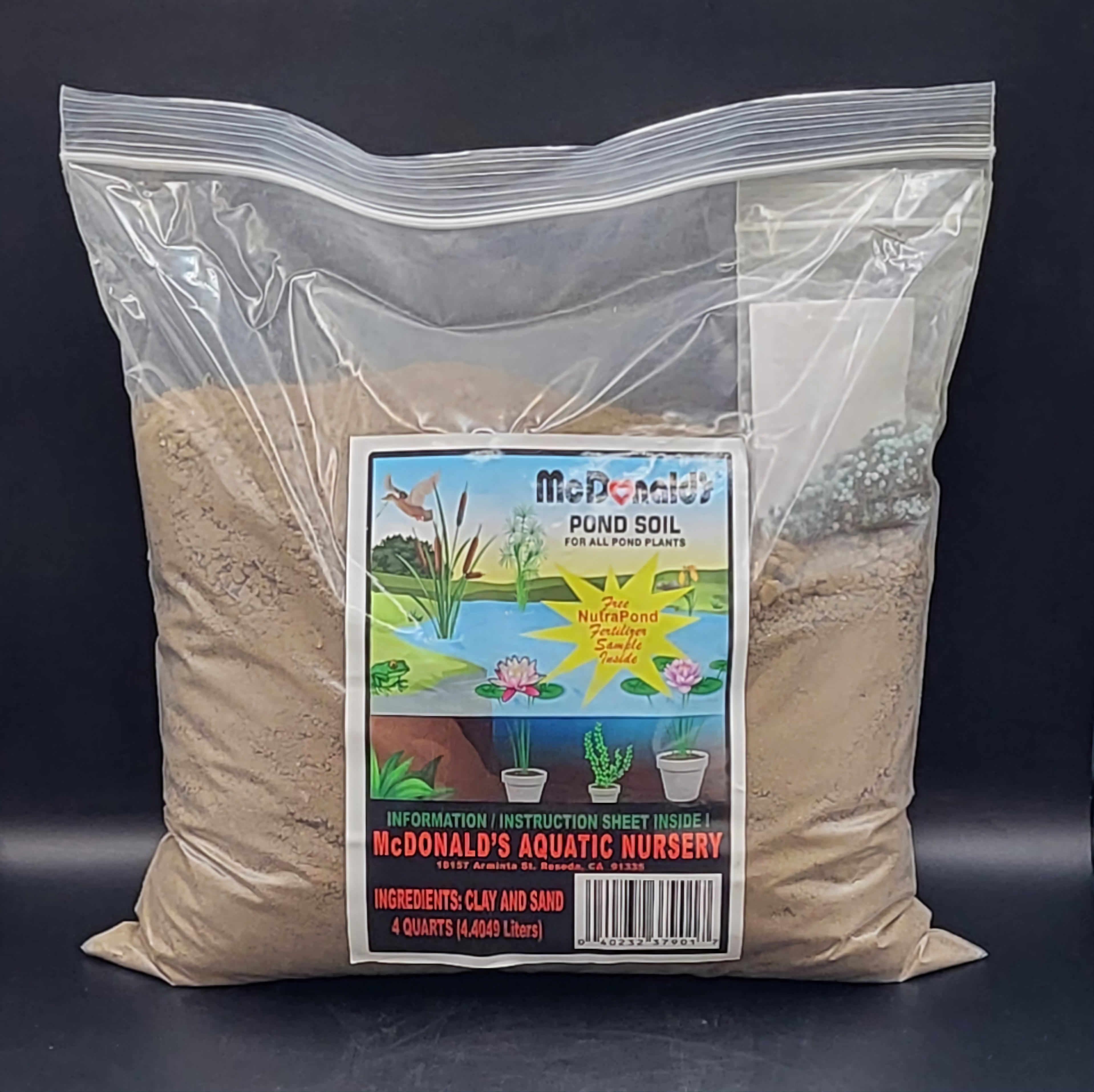 McDonalds Aquatic Plant Soil 4qt