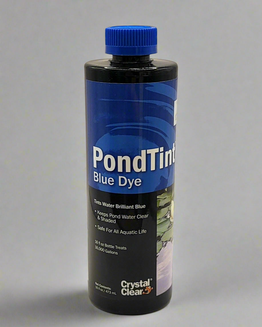 Crystal Clear PondTint Blue Dye 16oz