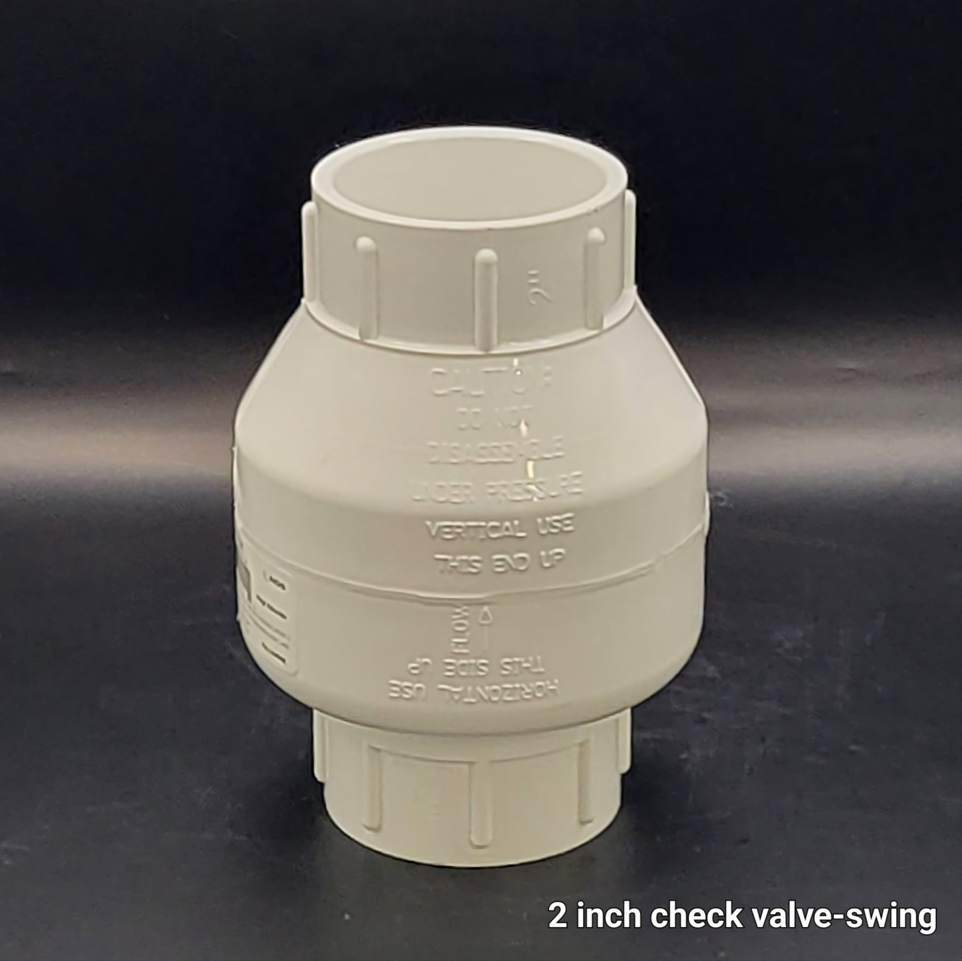 PVC Swing Check Valves - White
