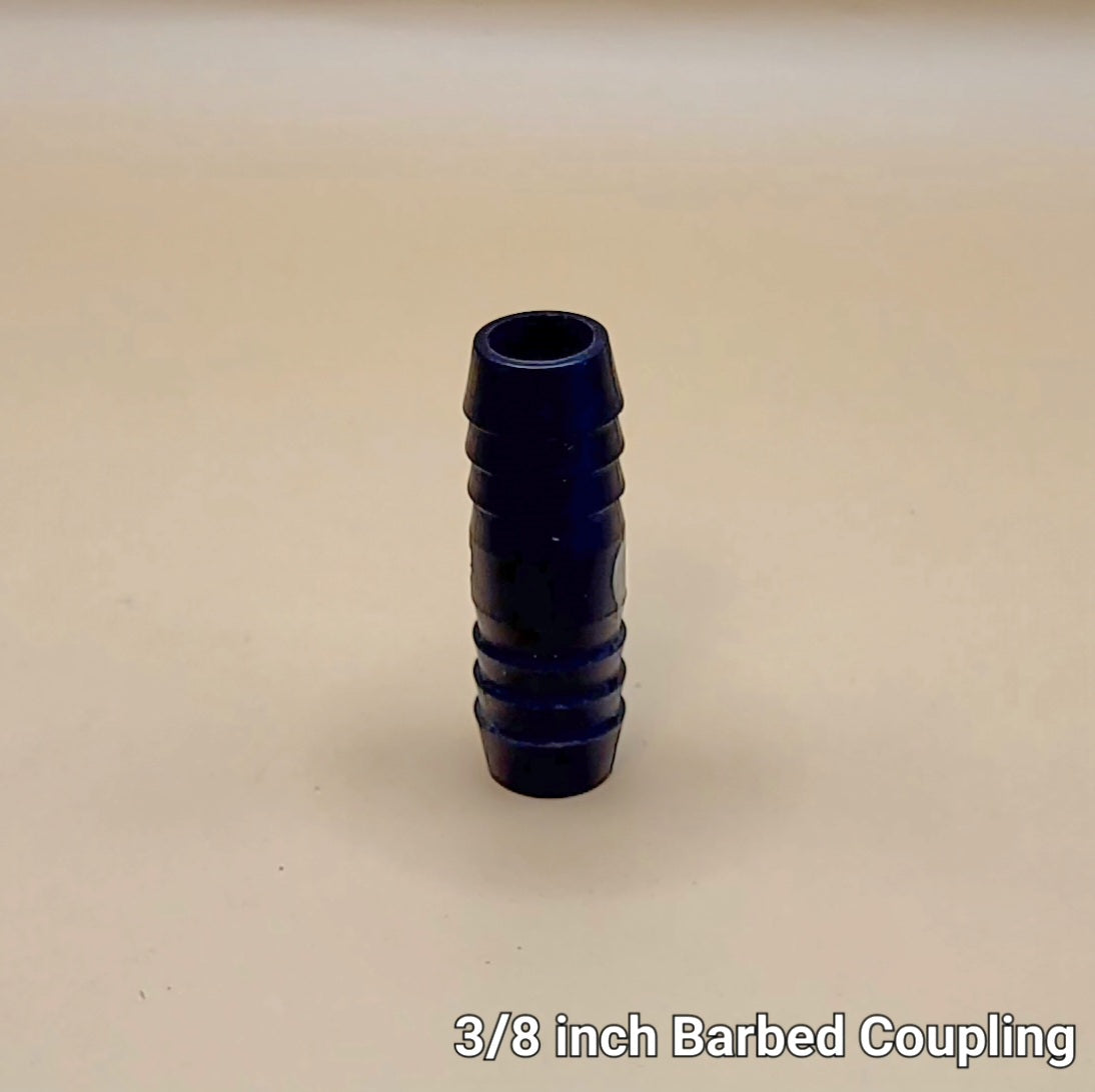 Barbed Coupling (Straight Hose Mender) - PLUMBING at Mystic Koi (image 2)