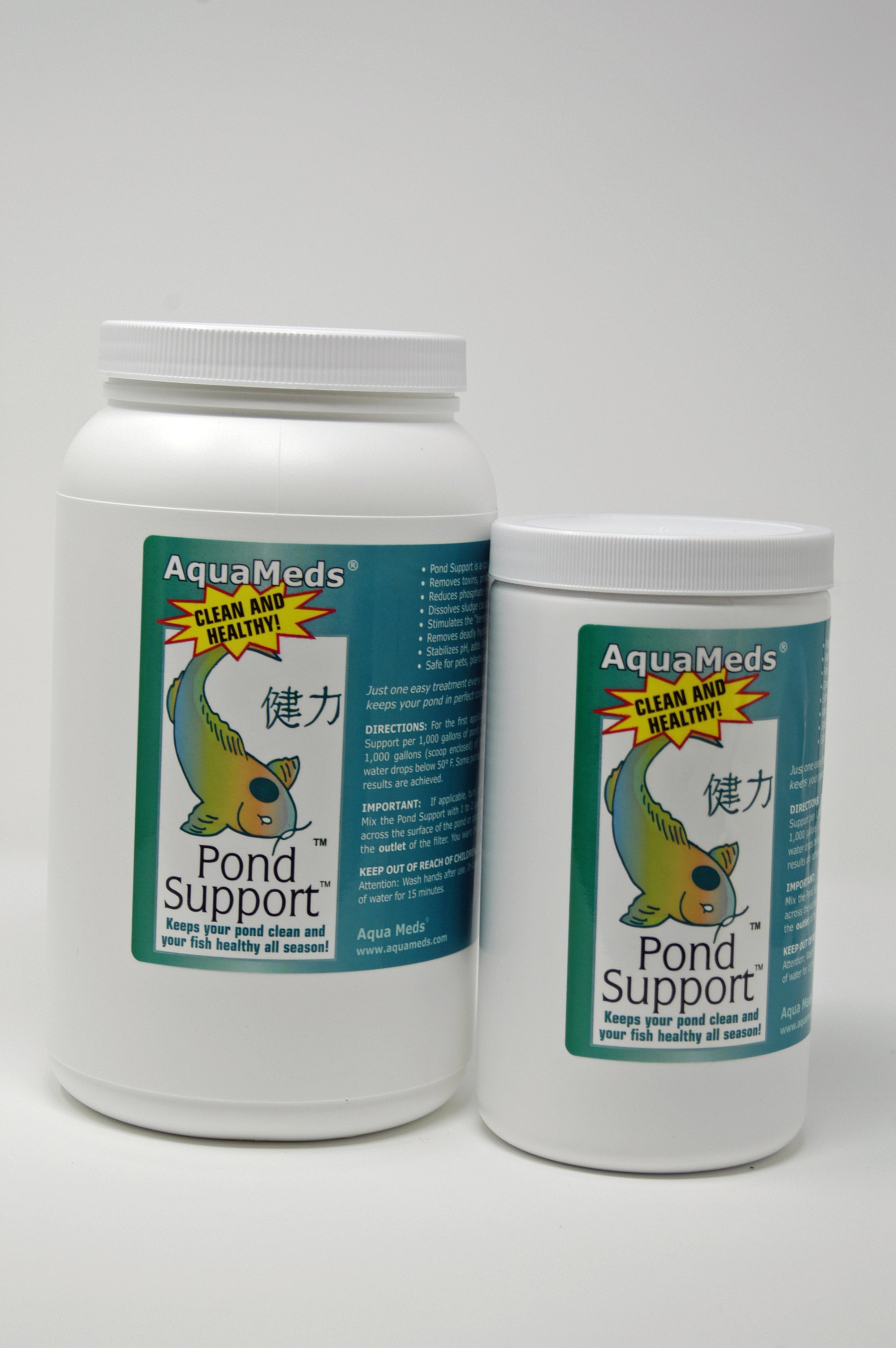Aqua Meds Pond Support concentrated beneficial pond bacteria - all sizes