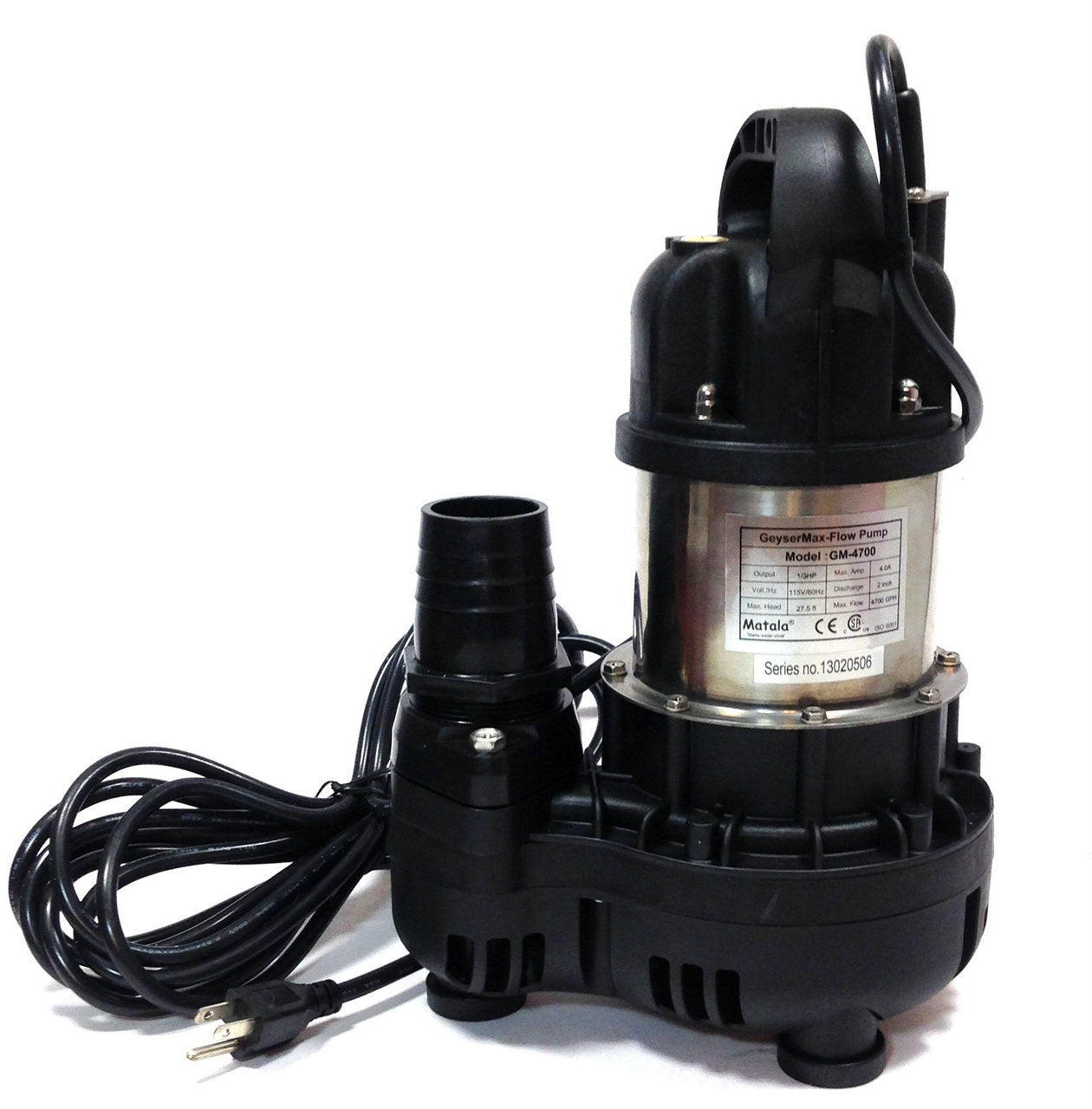 Matala Geyser Max Flo Pumps - Submersible Pumps at Mystic Koi