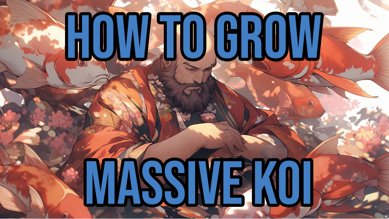 How to grow Massive Koi