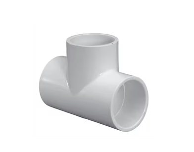 Tee, 4" Slip White PVC Schedule 40
