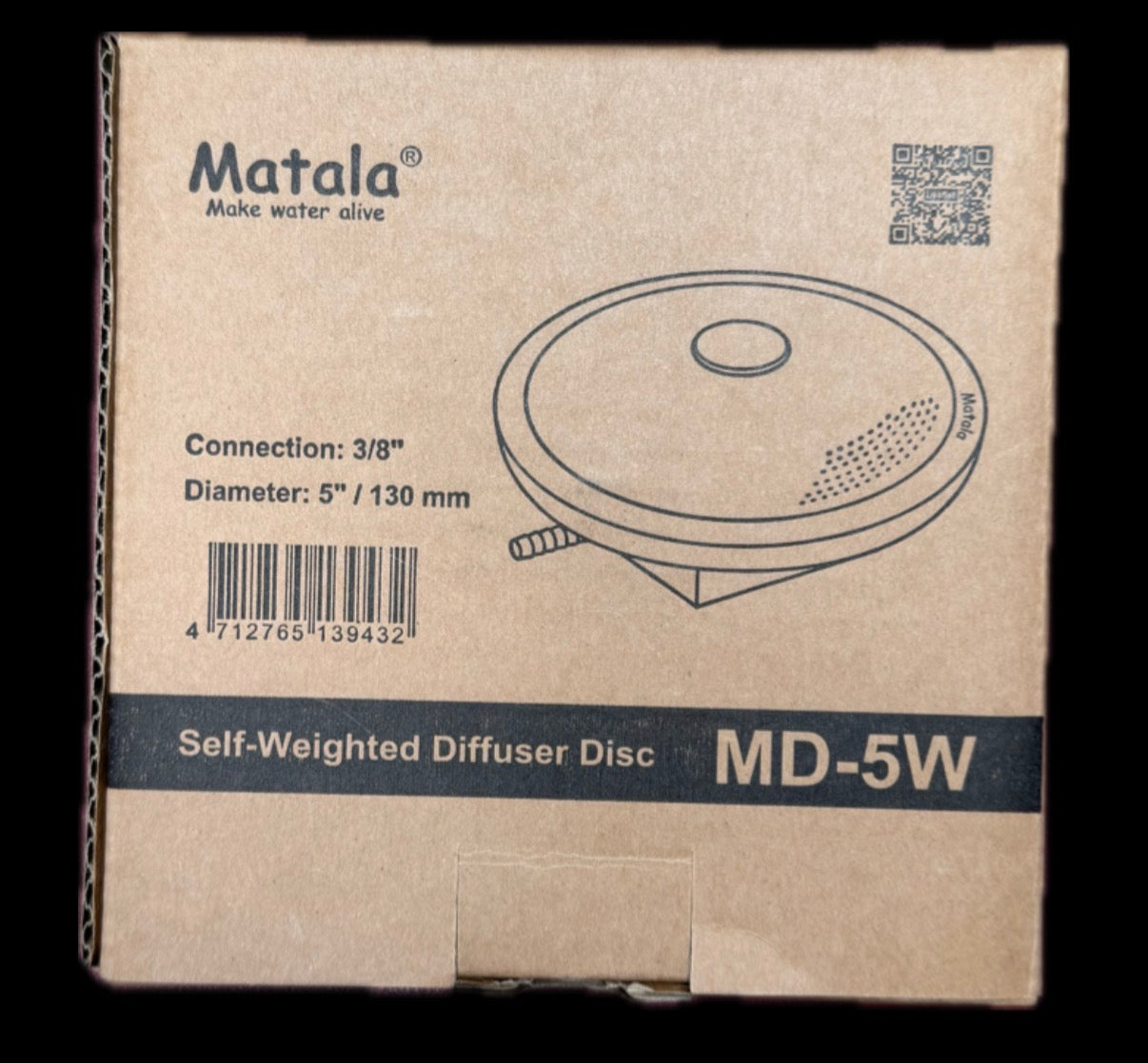MD-5W 5" weighted air disc