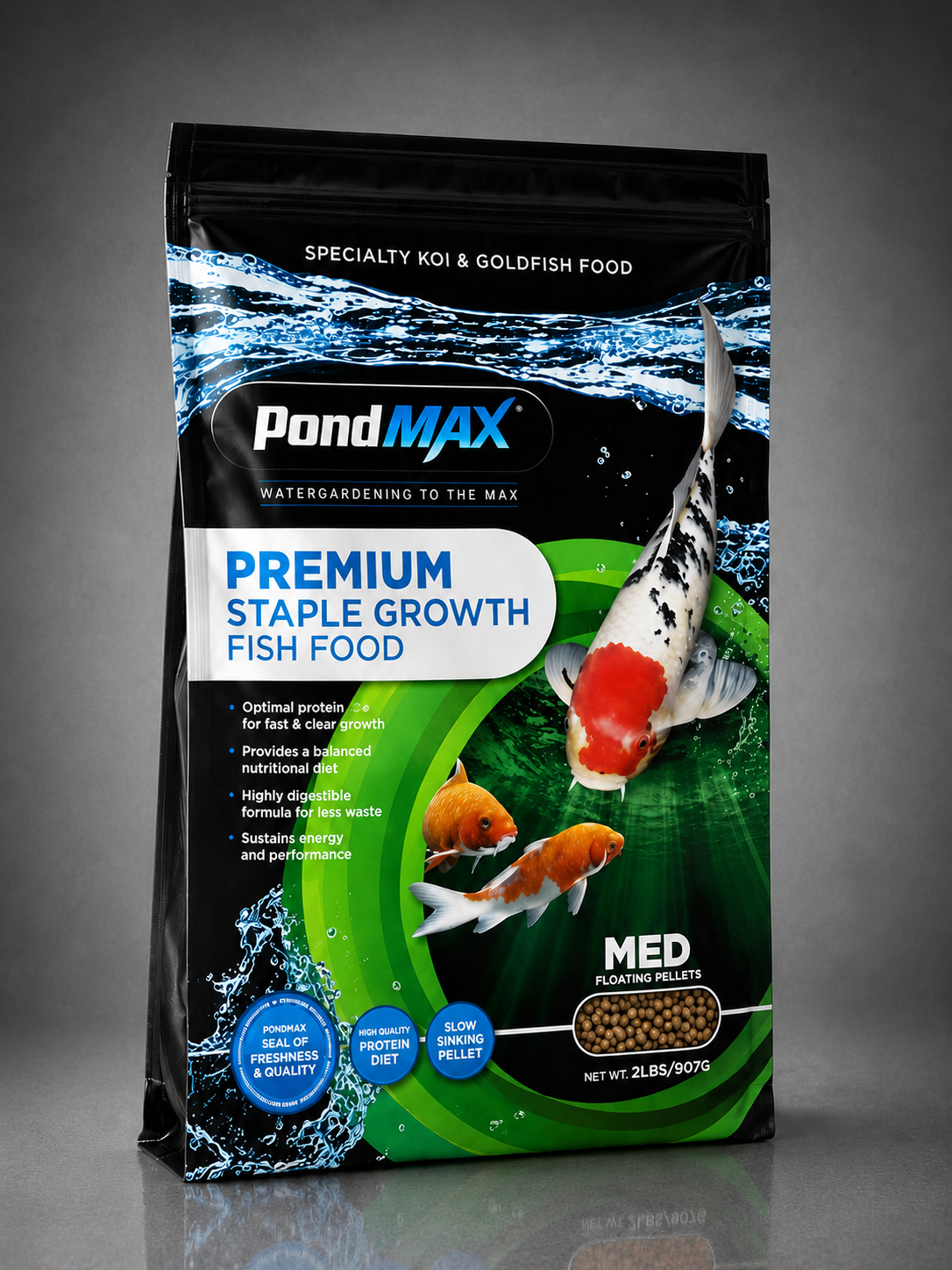 PondMAX Staple Diet koi & pond fish food bag
