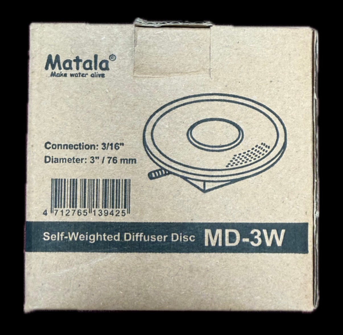 Matala MD-3W self-weighted air disc diffuser