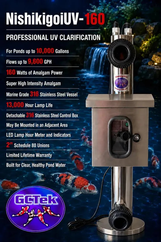 GC Tek NishikigoiUV Vertical Amalgam UV — 316 Stainless
