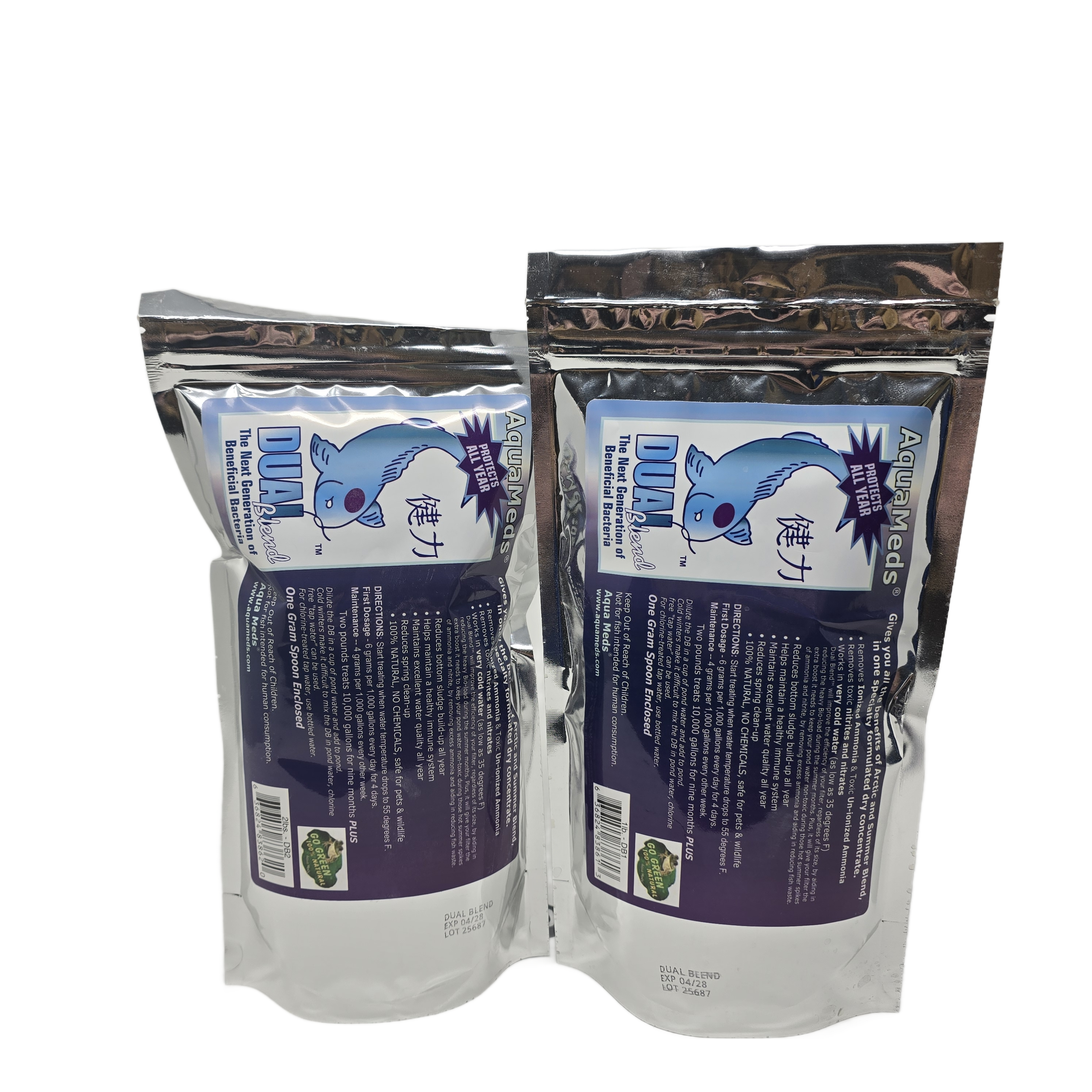 Aqua Meds Dual Blend all-season beneficial pond bacteria - all sizes